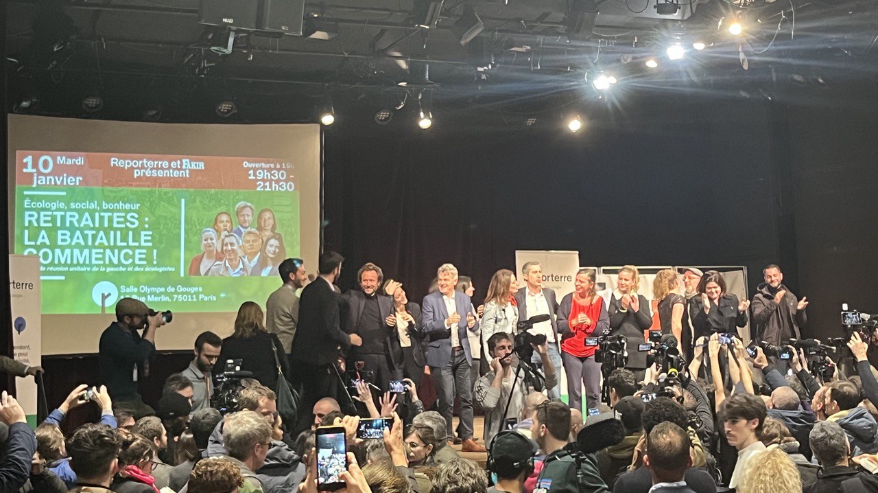 Retraites : à Paris, la gauche en mordre de bataille
